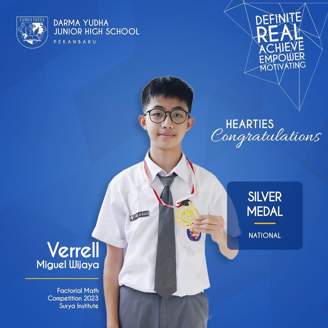 Smp darma yudha berhasil meraih prestasi di factorial math competition